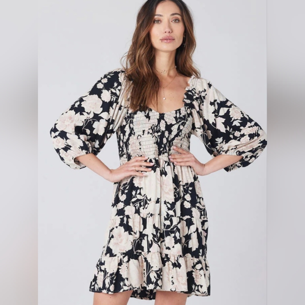 Floral babydoll dress